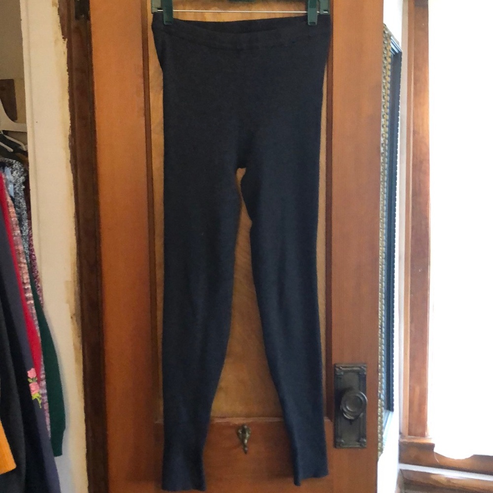 VS Gray ribbed stretchy leggings